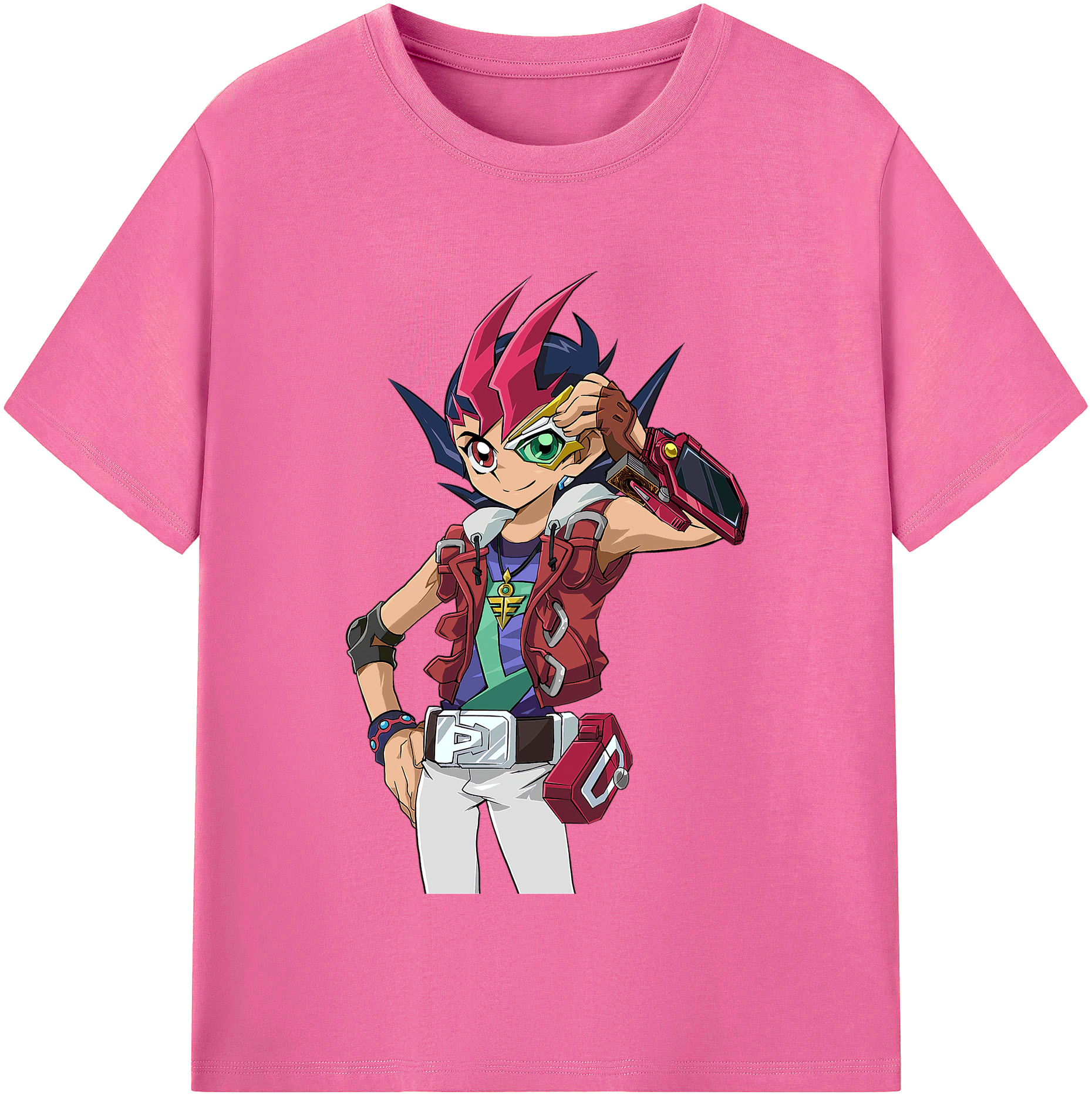 （画像用） 遊☆戯☆王 Yu-Gi-Oh! レディースカジュアルプリントTシャツ（綿100％）
